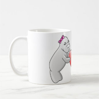 De Café Taza del amor del Manatee