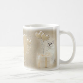 De Café taza del amor del ragdoll