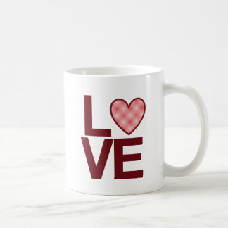 De Café Taza del AMOR - rojo
