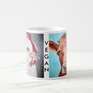 De Café Taza del animal del vegano
