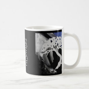 De Café Taza del Árbol Blanco