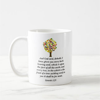 De Café Taza del árbol frutal
