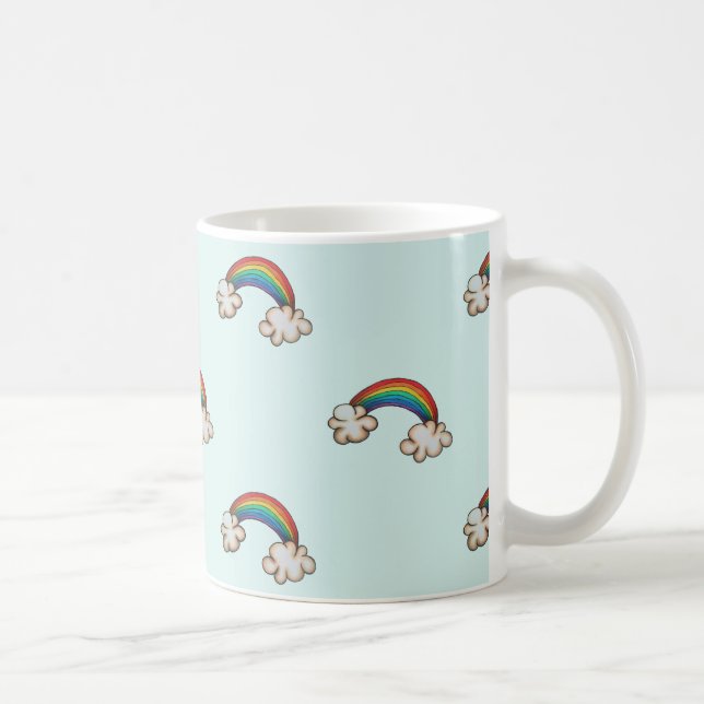 De Café Taza del arco iris (Derecha)