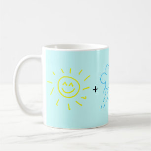 De Café Taza del arco iris
