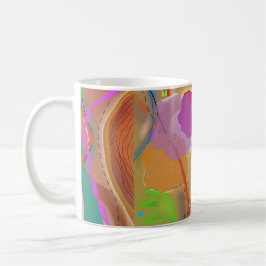 De Café Taza del arte abstracto