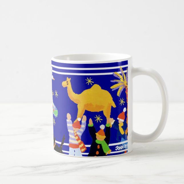 De Café Taza del arte: Taza del arte del navidad el (Derecha)