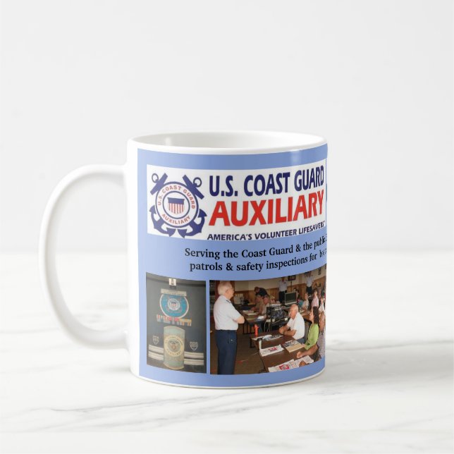 De Café Taza del auxiliar del guardacostas (Izquierda)