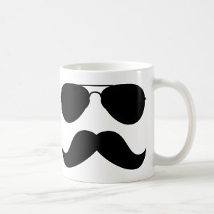 De Café Taza del aviador del bigote