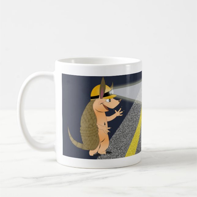 De Café Taza del badén del armadillo (Izquierda)