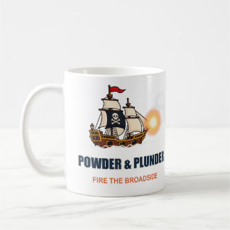 De Café Taza del barco pirata Powder & Plunder