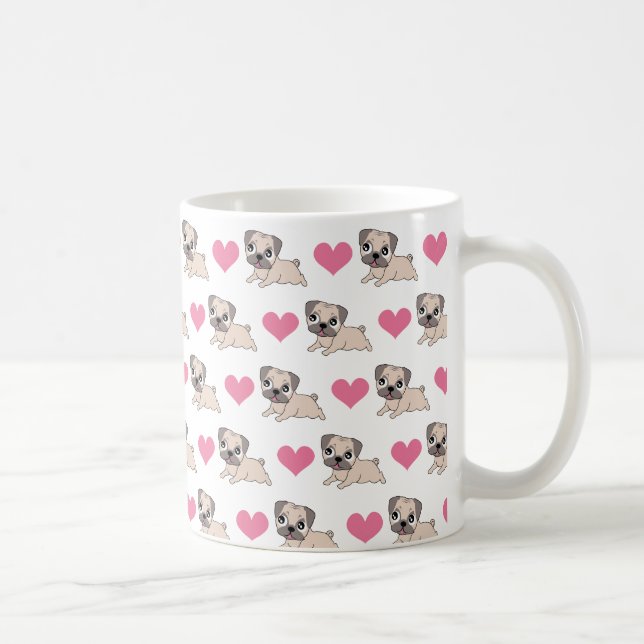 De Café Taza del barro amasado del amor (Derecha)