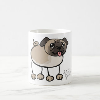 De Café Taza del barro amasado del garabato