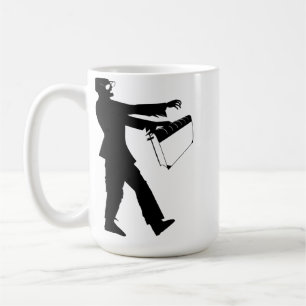 De Café Taza del bibliotecario del zombi