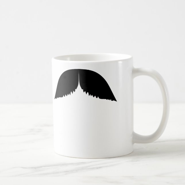 De Café Taza del bigote (Derecha)