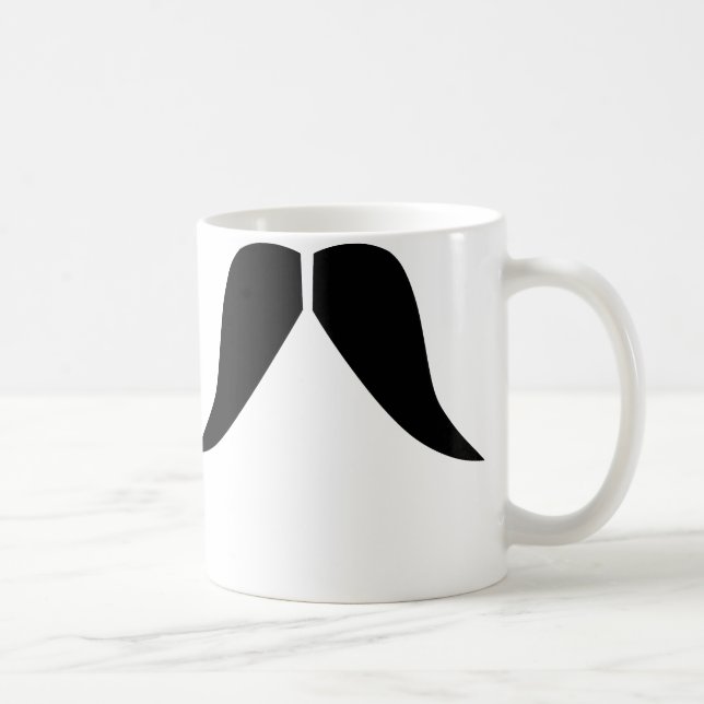 De Café Taza del bigote (Derecha)