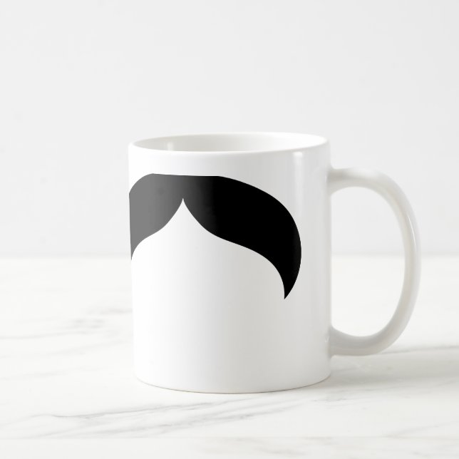 De Café Taza del bigote (Derecha)