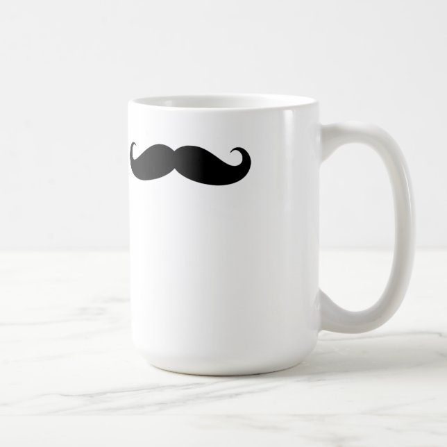 De Café Taza del bigote (Derecha)