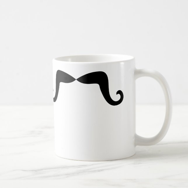 De Café Taza del bigote (Derecha)