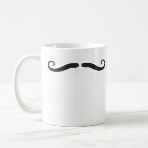 De Café taza del bigote