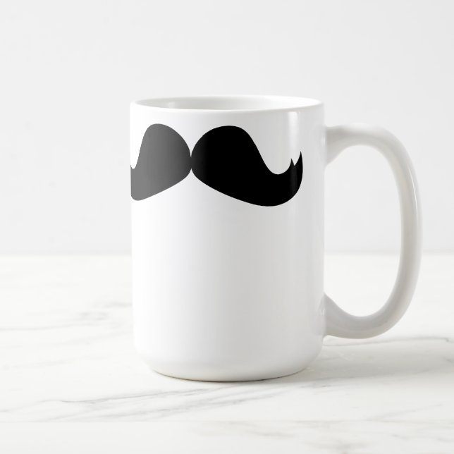 De Café Taza del bigote (Derecha)