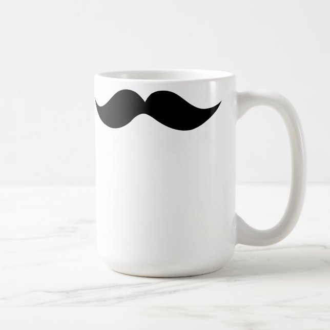 De Café Taza del "bigote" (Derecha)