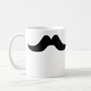 De Café taza del bigote