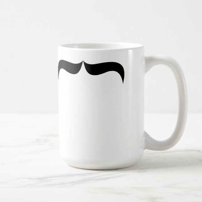 De Café Taza del bigote (Derecha)