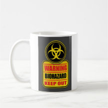 Taza del Biohazard del zombi