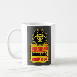 De Café Taza del Biohazard del zombi