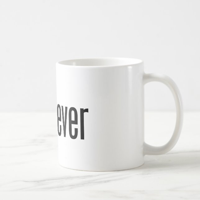 De Café taza del blanco del guatever (Derecha)