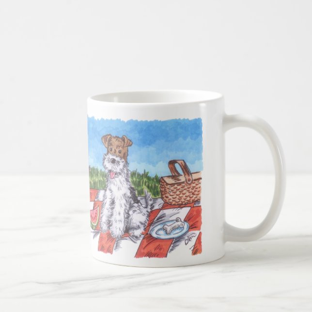 De Café Taza del blanco del verano 11oz del Fox del (Derecha)