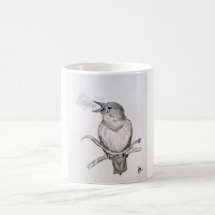 De Café Taza del bosquejo del usignuolo