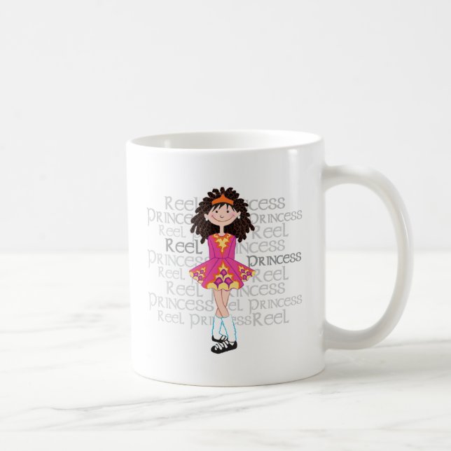 De Café Taza del Brunette del carrete (Derecha)