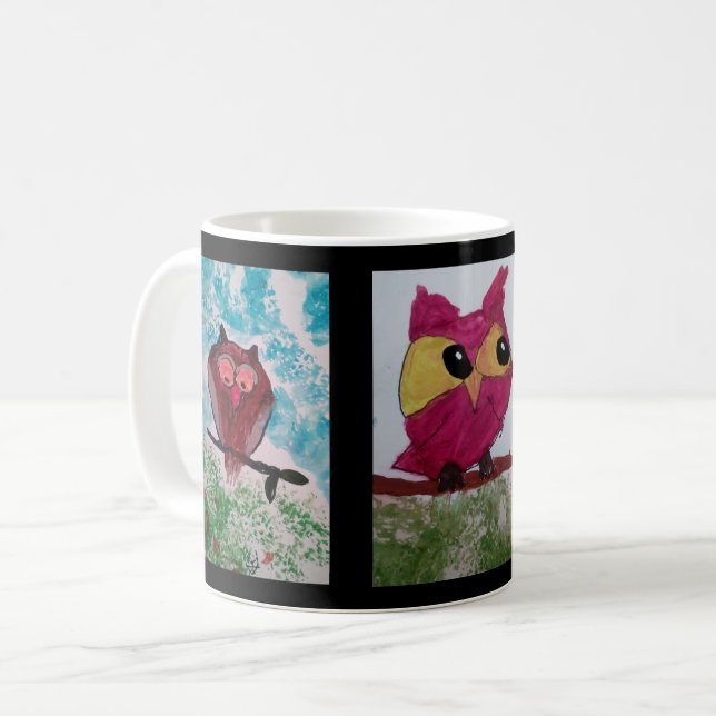 De Café Taza del búho (Anverso izquierdo)