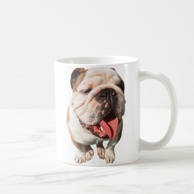 De Café taza del bulldog (Derecha)