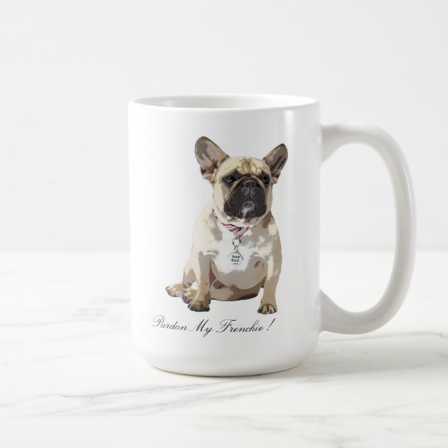 De Café Taza del bulldog francés (Derecha)