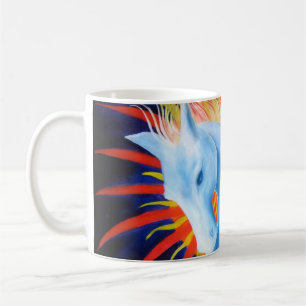 De Café Taza del caballo del alcohol