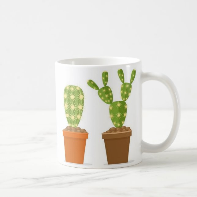 De Café Taza del cactus (Derecha)