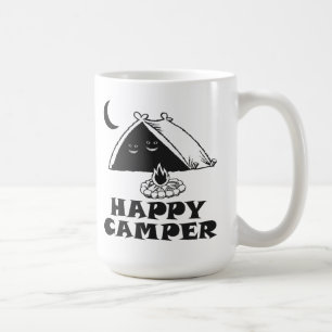 De Café Taza del campista contento