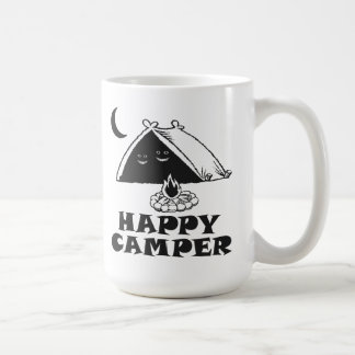 De Café Taza del campista contento