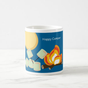 De Café Taza del campista contento