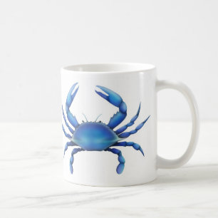 De Café Taza del cangrejo azul