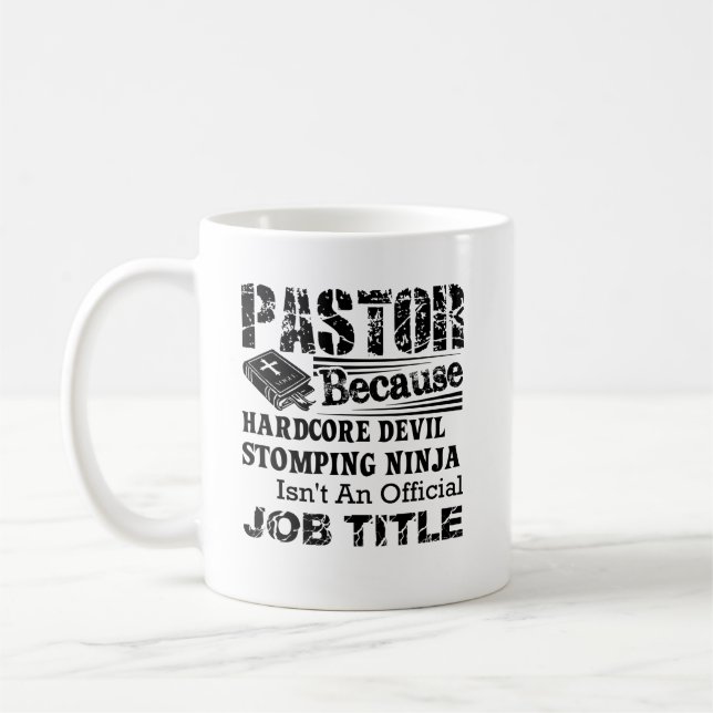 De Café Taza del cargo del pastor (Izquierda)