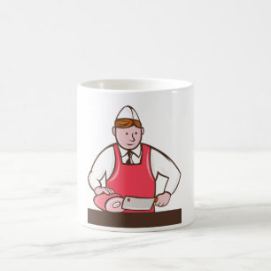 De Café Taza del carnicero