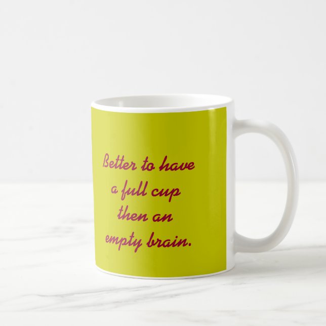 De Café Taza del cerebro (Derecha)