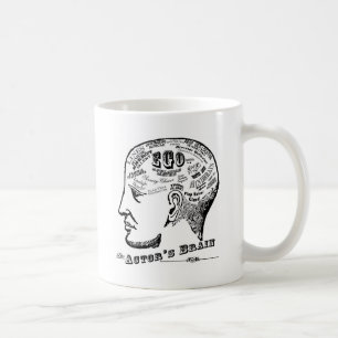 De Café Taza del cerebro del actor