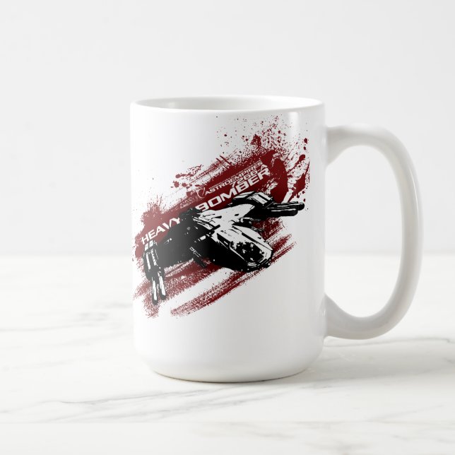 De Café Taza del chapoteo del bombardero pesado (Derecha)