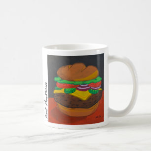 De Café Taza del cheeseburger