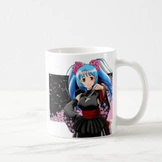 De Café Taza del chica del animado