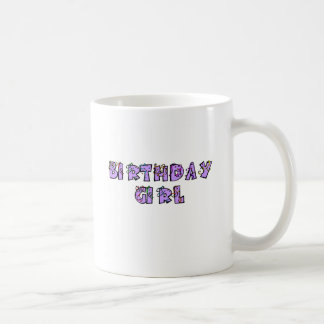 De Café Taza del chica del cumpleaños